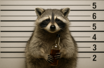 Masked Bandit with a Hangover: Raccoon’s Booze-Fueled Break-In in Virginia