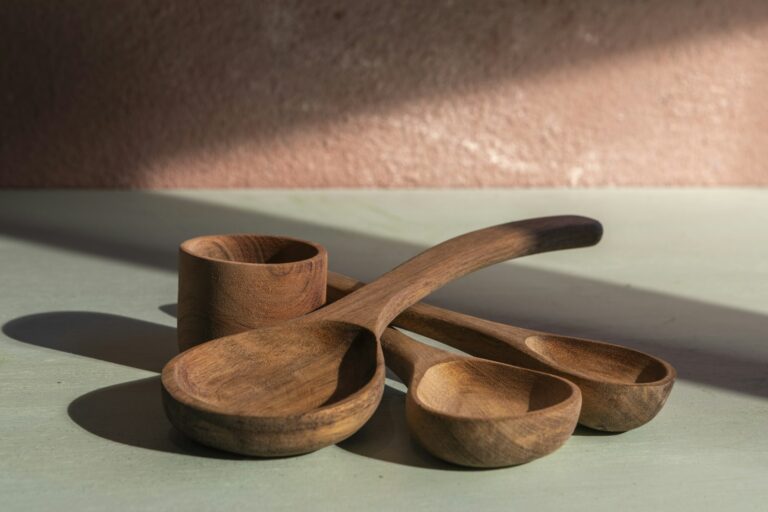 Hand-Carved Scoop Set